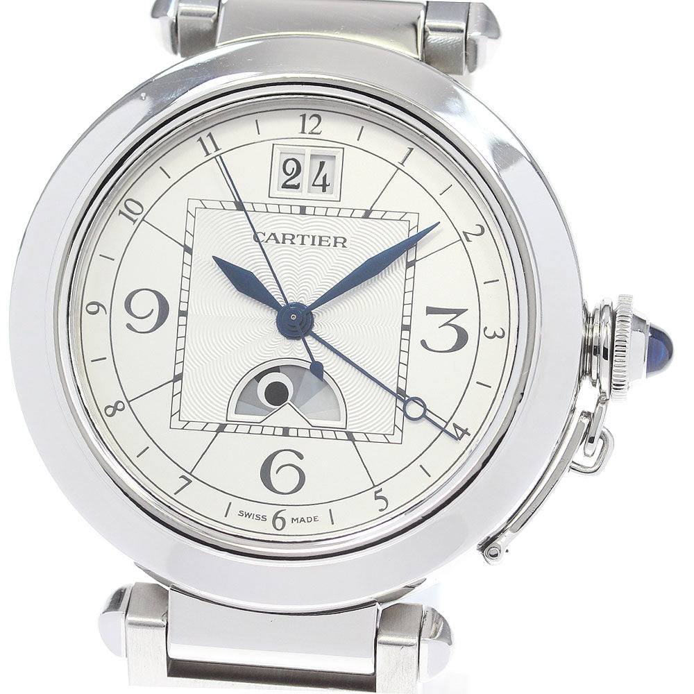CARTIER Pasha XL 42mm W31093M7 Night & Day Silver Dial Automatic Men's _849906