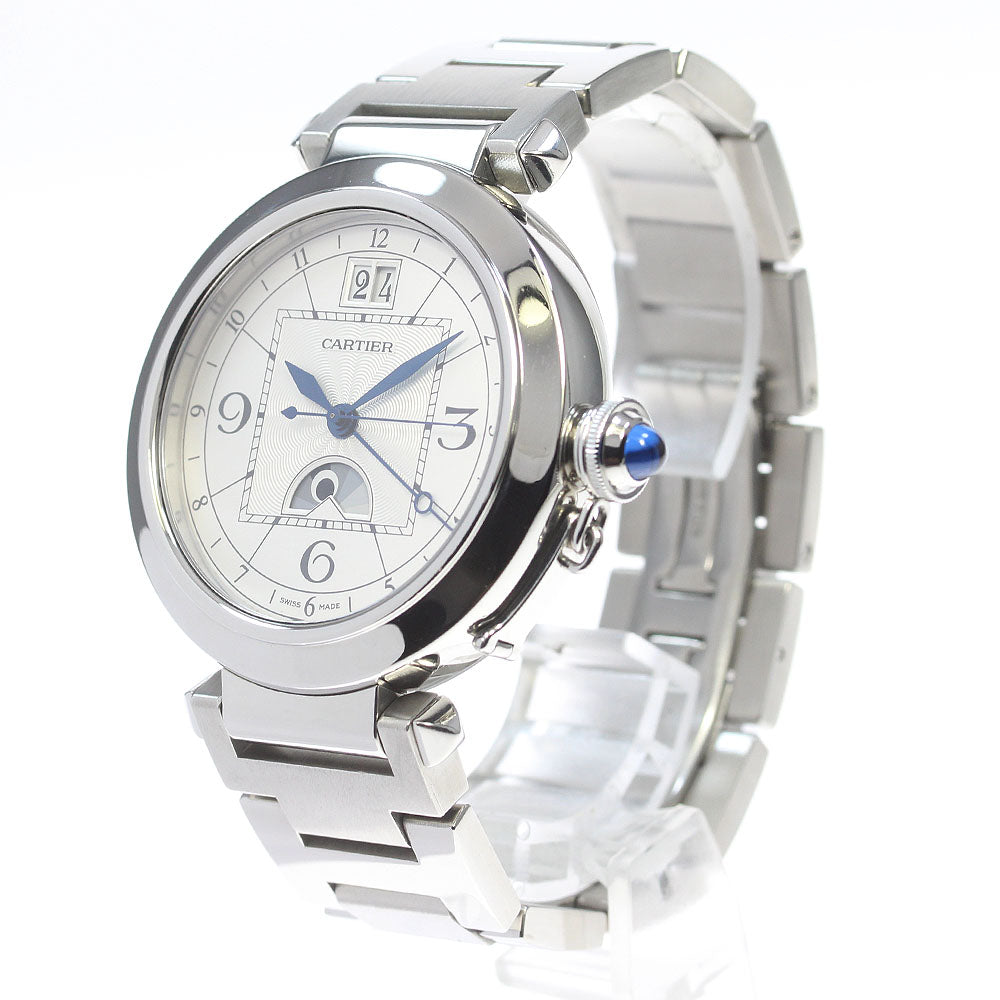 CARTIER Pasha XL 42mm W31093M7 Night & Day Silver Dial Automatic Men's _849906