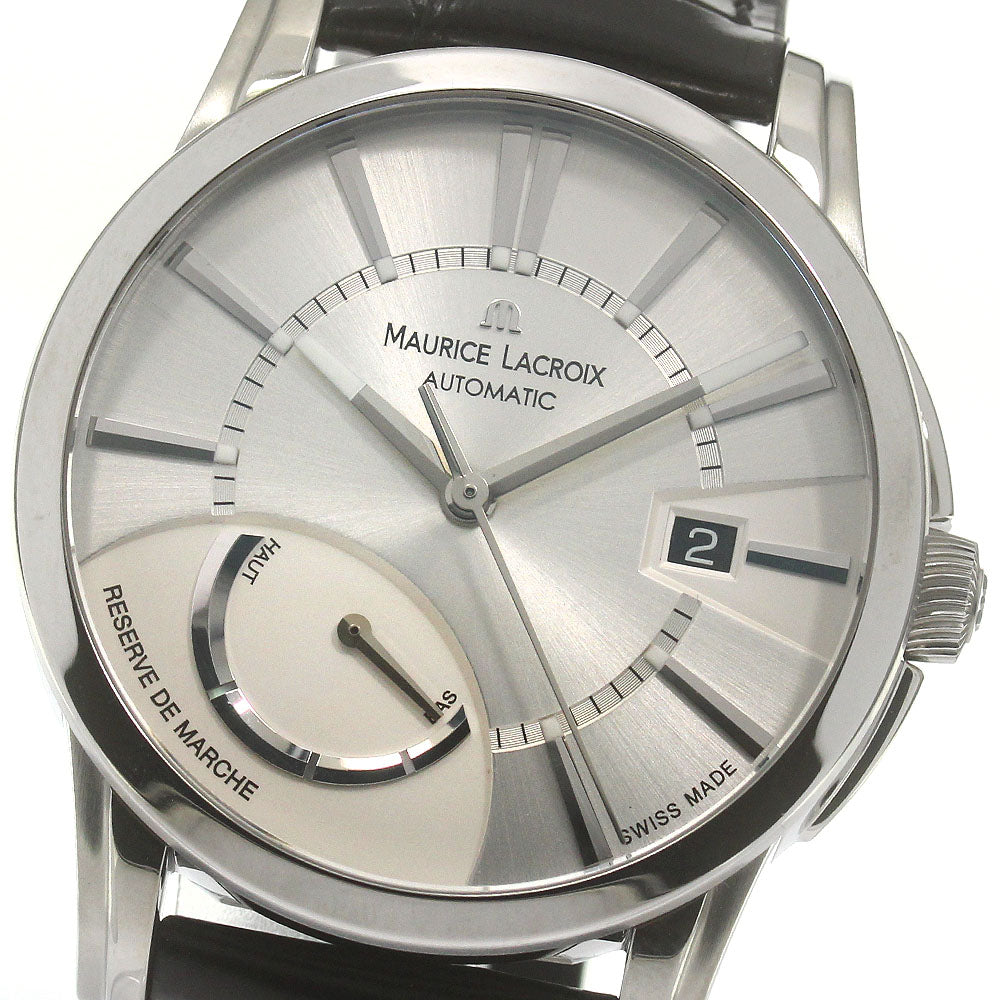 MAURICE LACROIX Pontos PT6168 Power reserve Silver Dial Automatic Men's Watch_849913