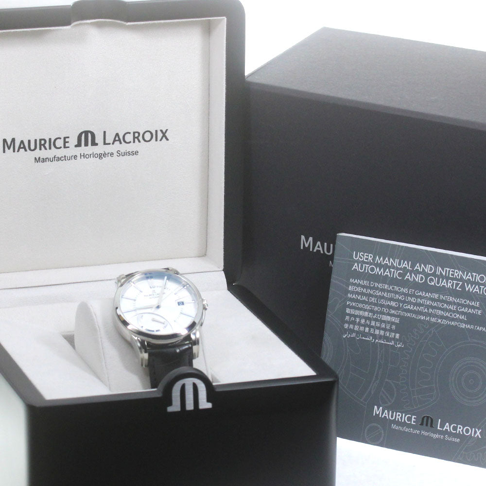 MAURICE LACROIX Pontos PT6168 Power reserve Silver Dial Automatic Men's Watch_849913