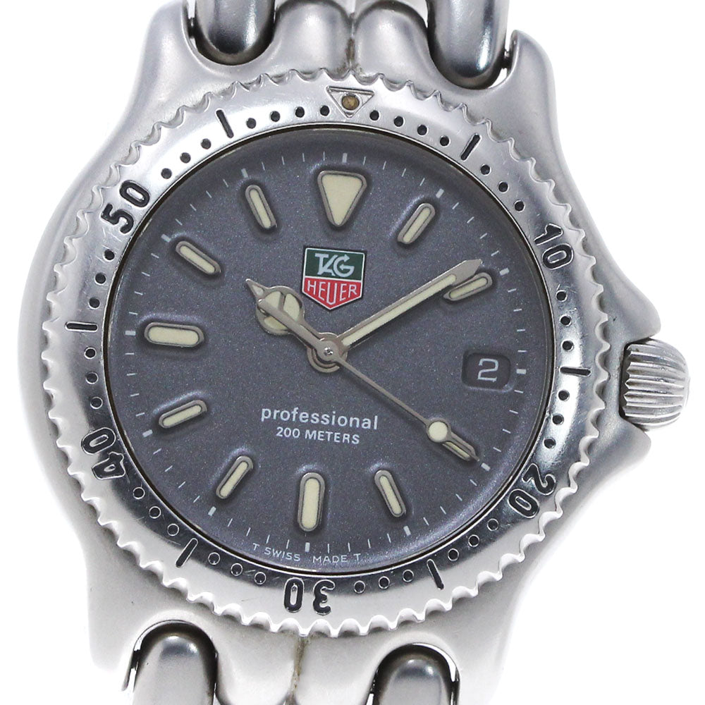 TAG HEUER S/el S99.213K Date gray Dial Quartz Boy's Watch_849934
