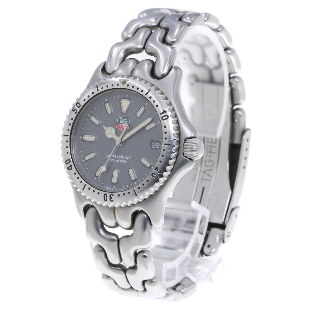 TAG HEUER S/el S99.213K Date gray Dial Quartz Boy's Watch_849934