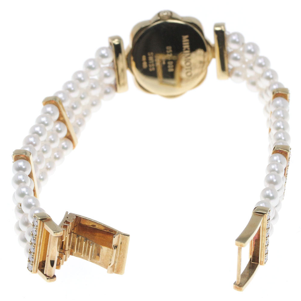 CLOSER Store - CLOSER Limited - MIKIMOTO triple pearl watch K18YG