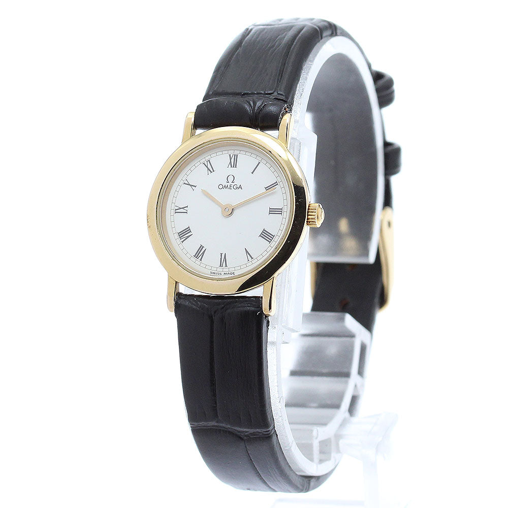 OMEGA De Ville gold Dial Quartz Ladies Watch_849996