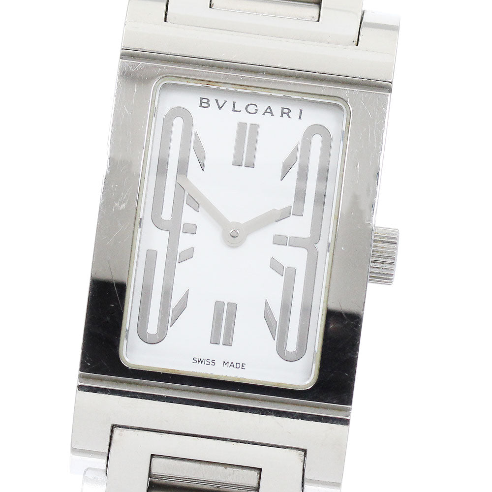 BVLGARI Rettangolo RT39S white Dial Quartz Ladies Watch_850009