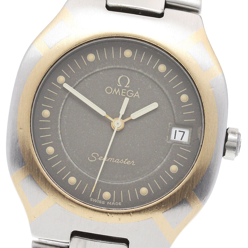 OMEGA Seamaster Polaris Date Gray Dial Quartz Men's Watch_850017