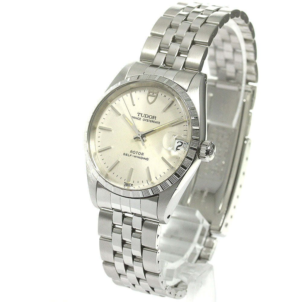 TUDOR Prince Oyster Date 74310M Cal.2824-2 Silver Dial Automatic Boy's _850077