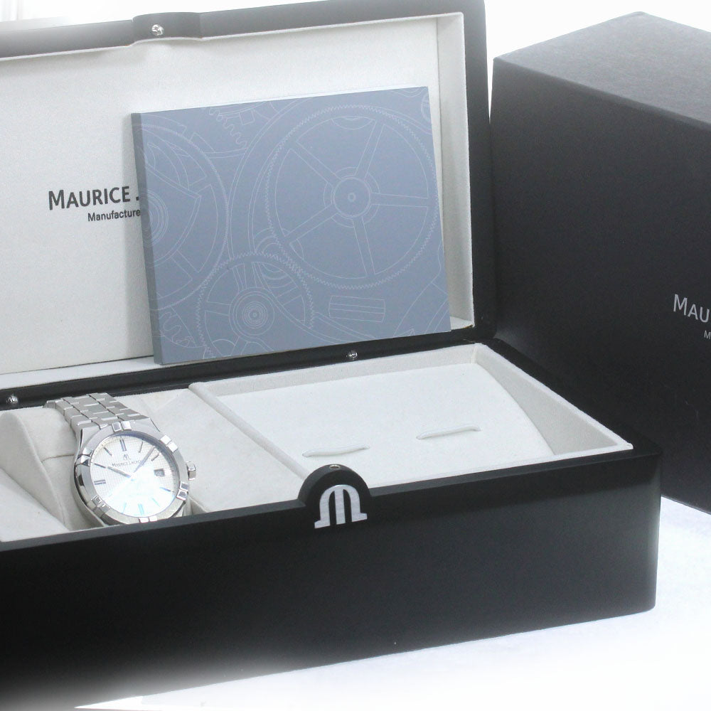 MAURICE LACROIX icon AI6008-SS002-130-1 Date Silver Dial Automatic Men's Watch_850095