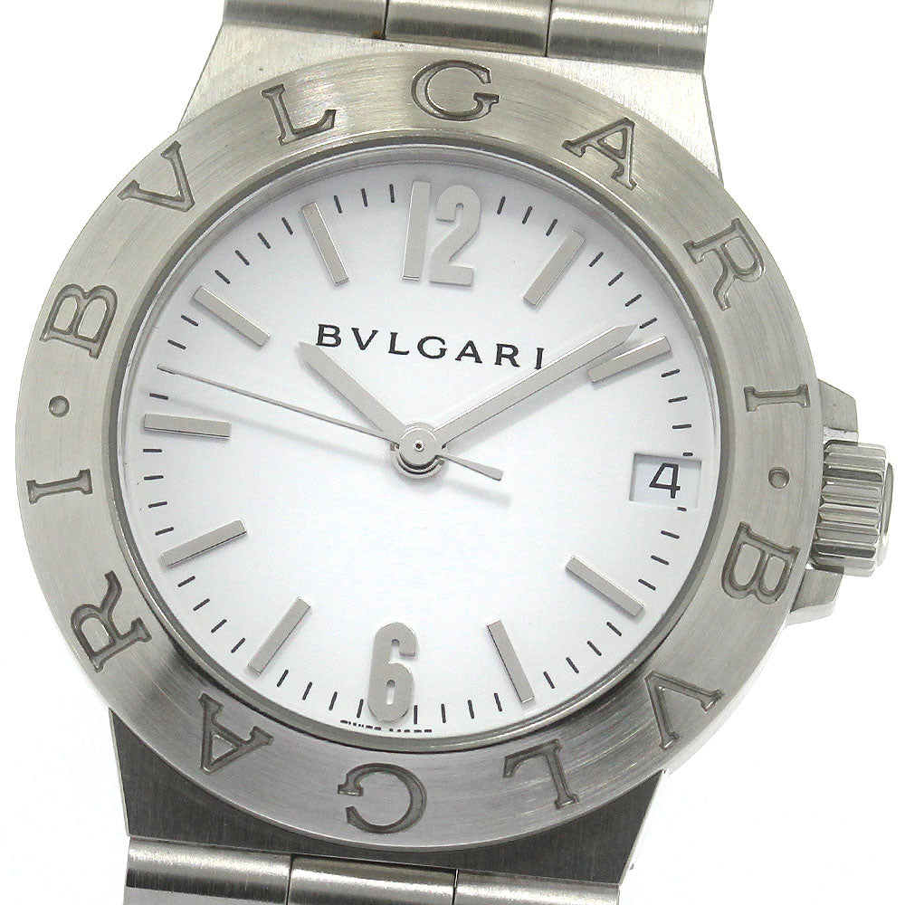BVLGARI Diagono Sports LCV29S Date White Dial Quartz Ladies Watch_850108