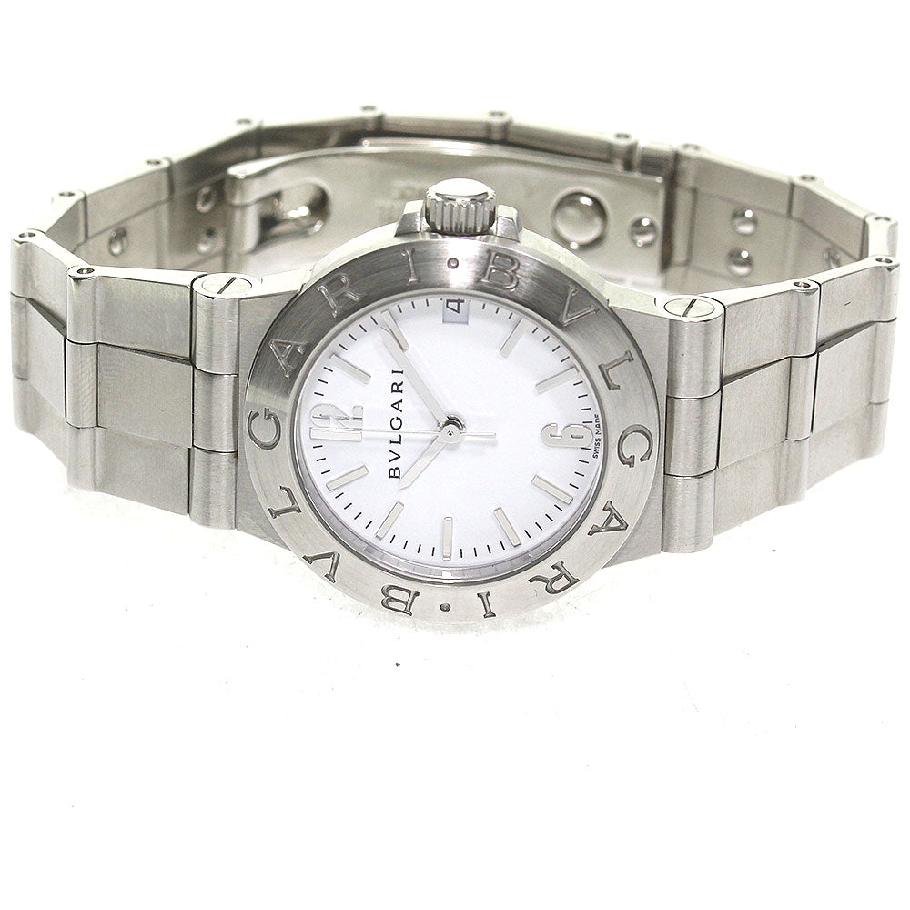 BVLGARI Diagono Sports LCV29S Date White Dial Quartz Ladies Watch_850108