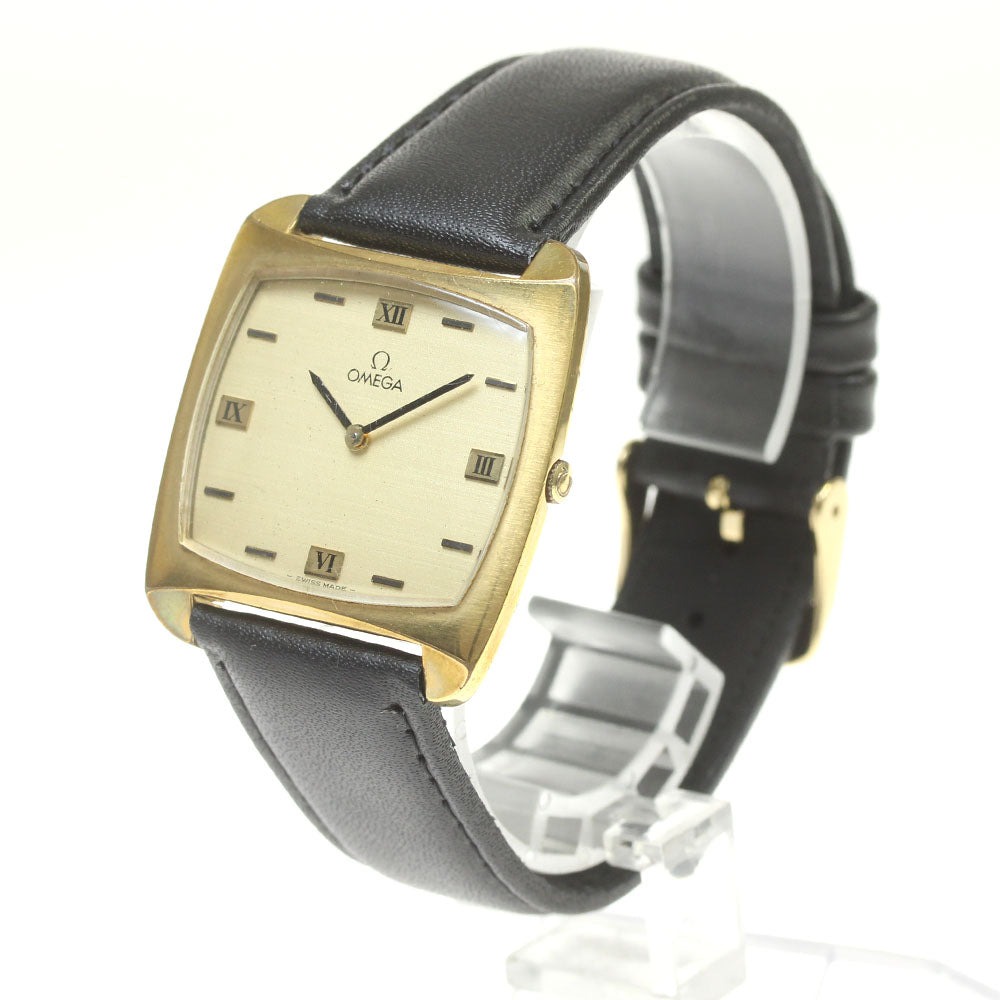 OMEGA De Ville 111.100 Square Cal.620 gold Dial Hand Winding Men's Watch_850113