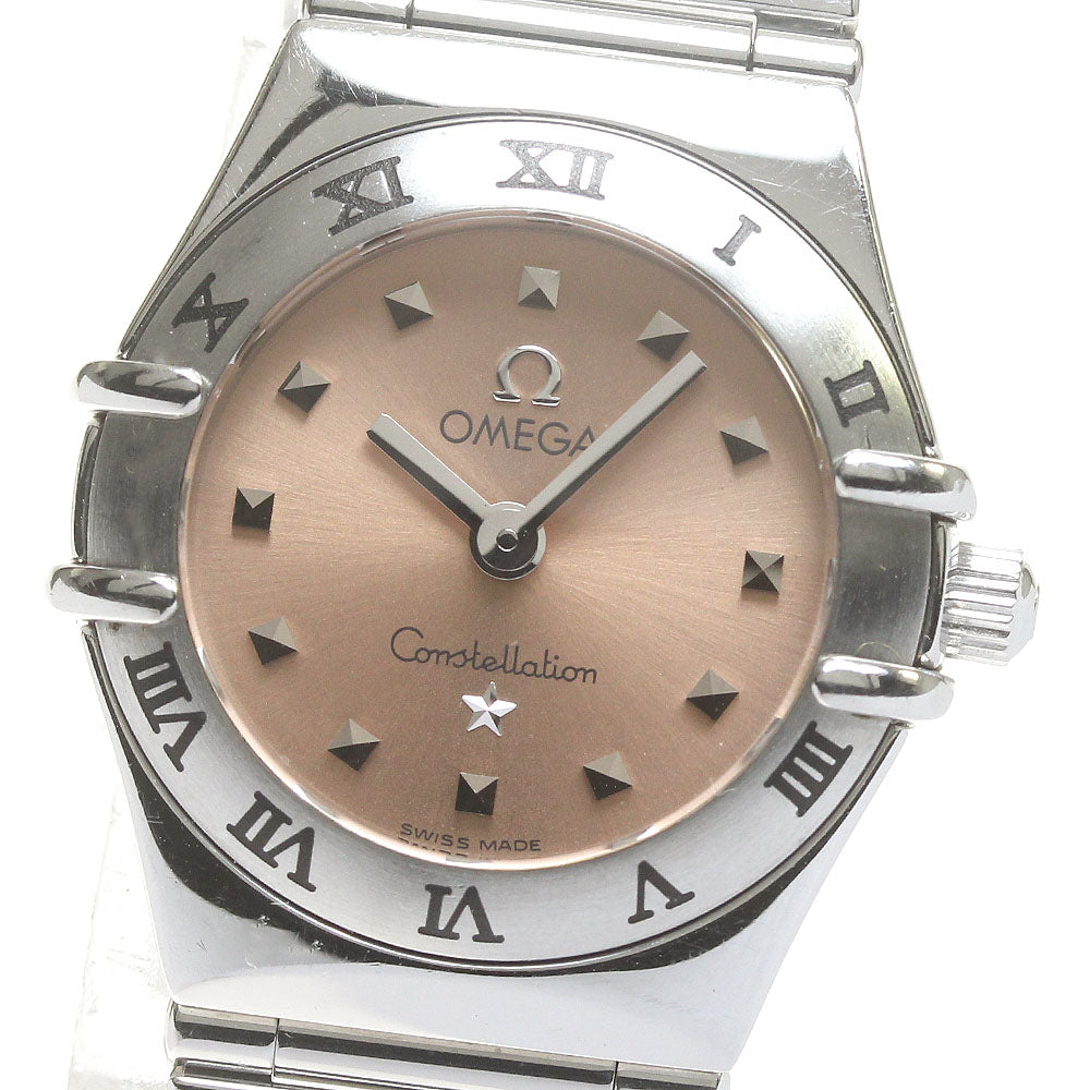 OMEGA Constellation Mini My Choice 1561.61 pink Dial Quartz Ladies Watch_850115