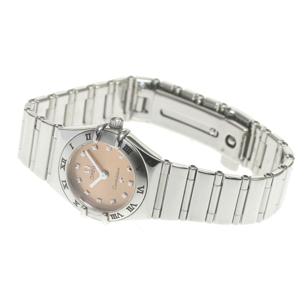 OMEGA Constellation Mini My Choice 1561.61 pink Dial Quartz Ladies Watch_850115