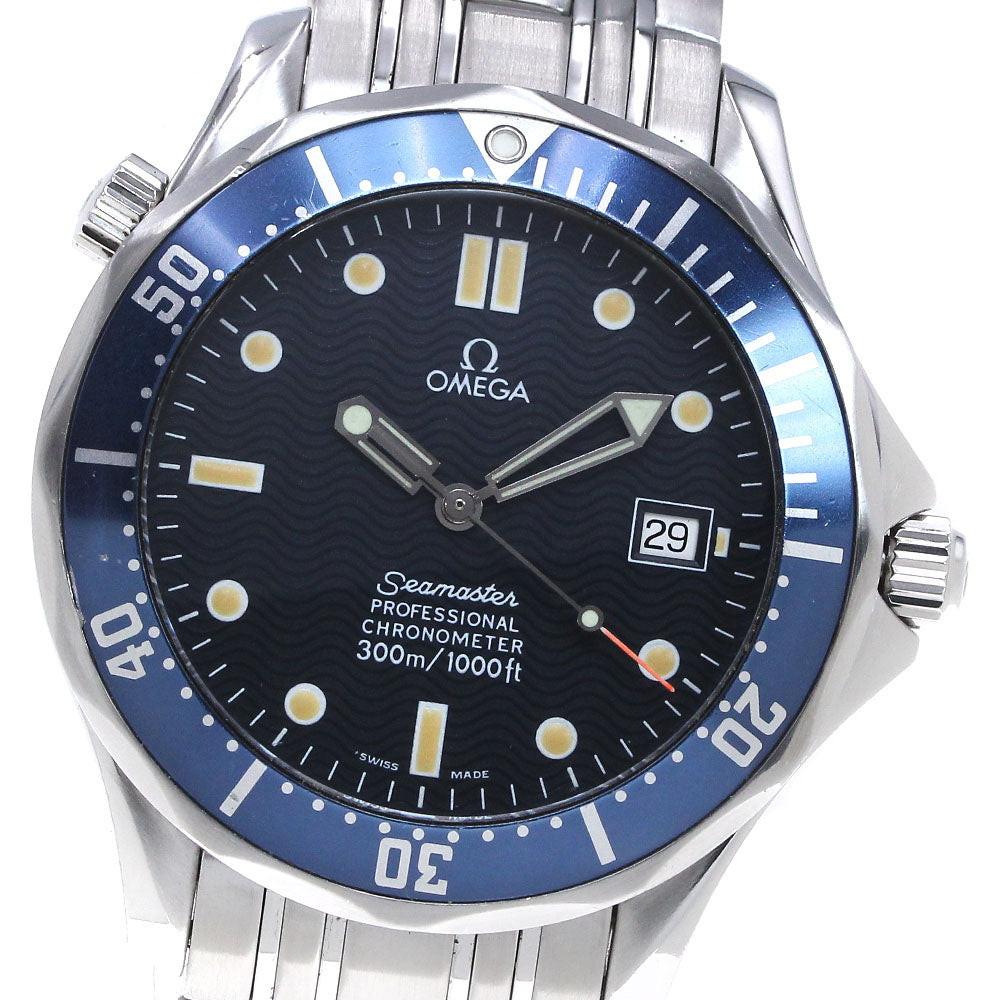 OMEGA Seamaster300 2531.80 Date Navy Dial Automatic Men's Watch_850142