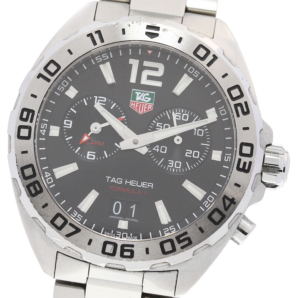 TAG HEUER Formula 1 WAZ111A alarm black Dial Quartz Men's Watch_850143