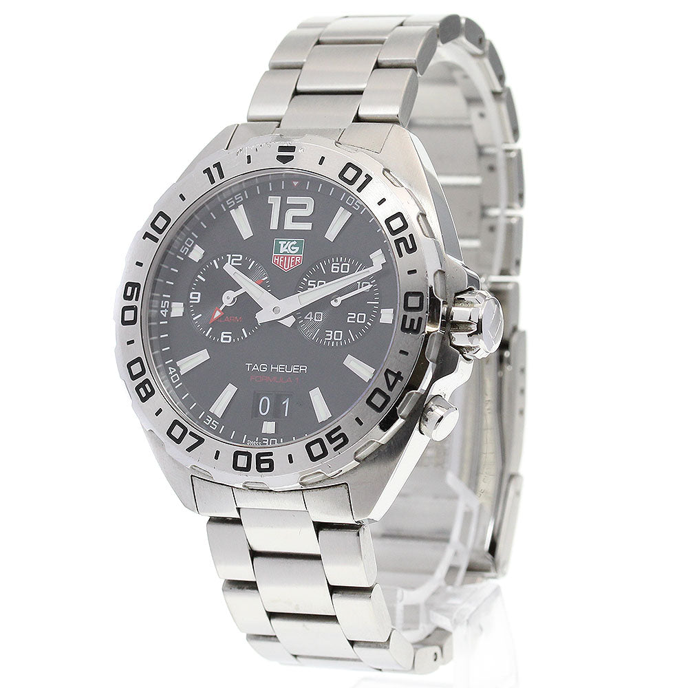 TAG HEUER Formula 1 WAZ111A alarm black Dial Quartz Men's Watch_850143