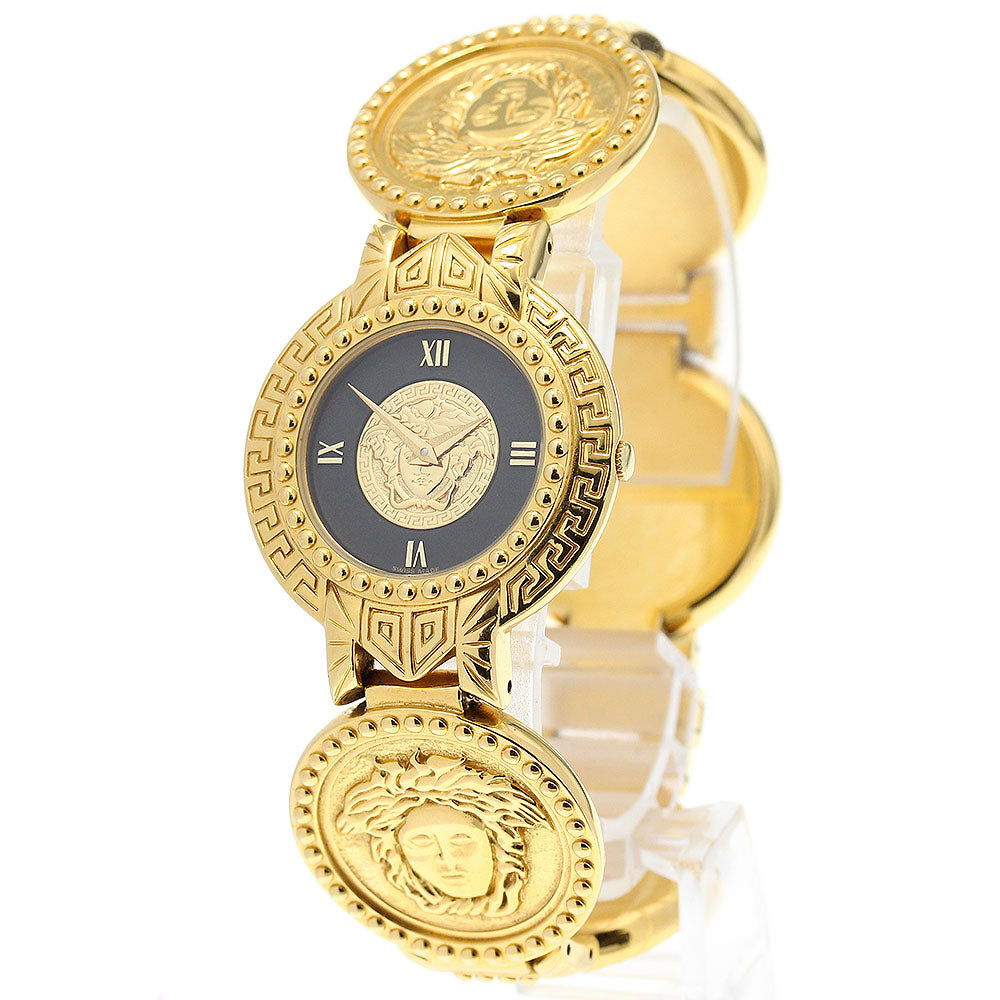 VERSACE Medusa Coin Watch 7008002 gold Dial Quartz Ladies Watch_850181
