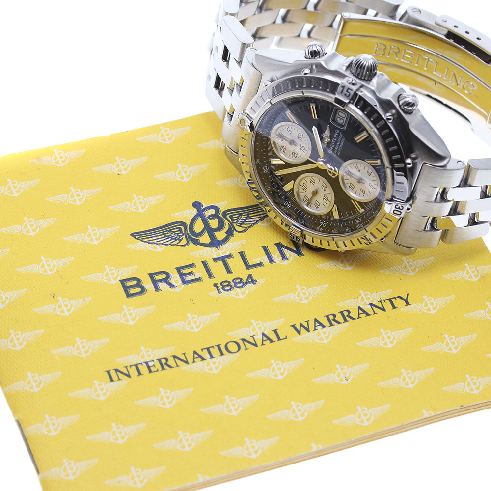 BREITLING Blackbird A13350 Chronograph Black Dial Automatic Men's Watch_850187