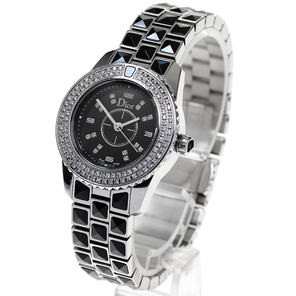Dior crystal CD112119 Diamond bezel Index diamond Quartz Ladies Watch_850199