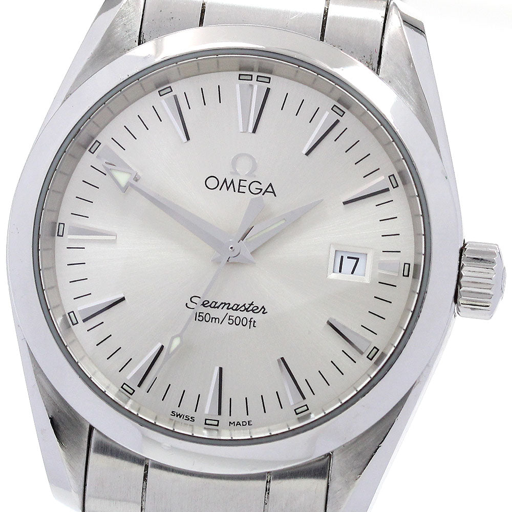 OMEGA Seamaster Aqua Terra 2518.30 Date Silver Dial Quartz Boy's Watch_850217