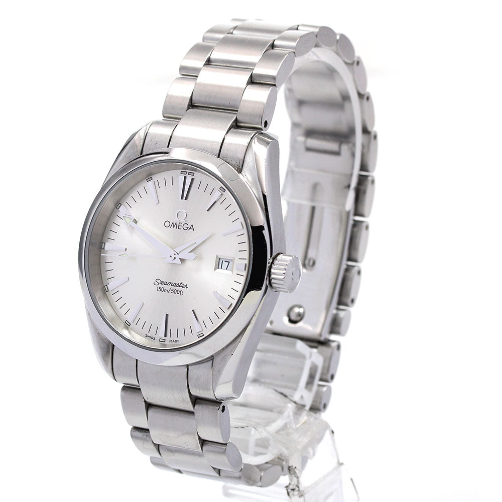 OMEGA Seamaster Aqua Terra 2518.30 Date Silver Dial Quartz Boy's Watch_850217
