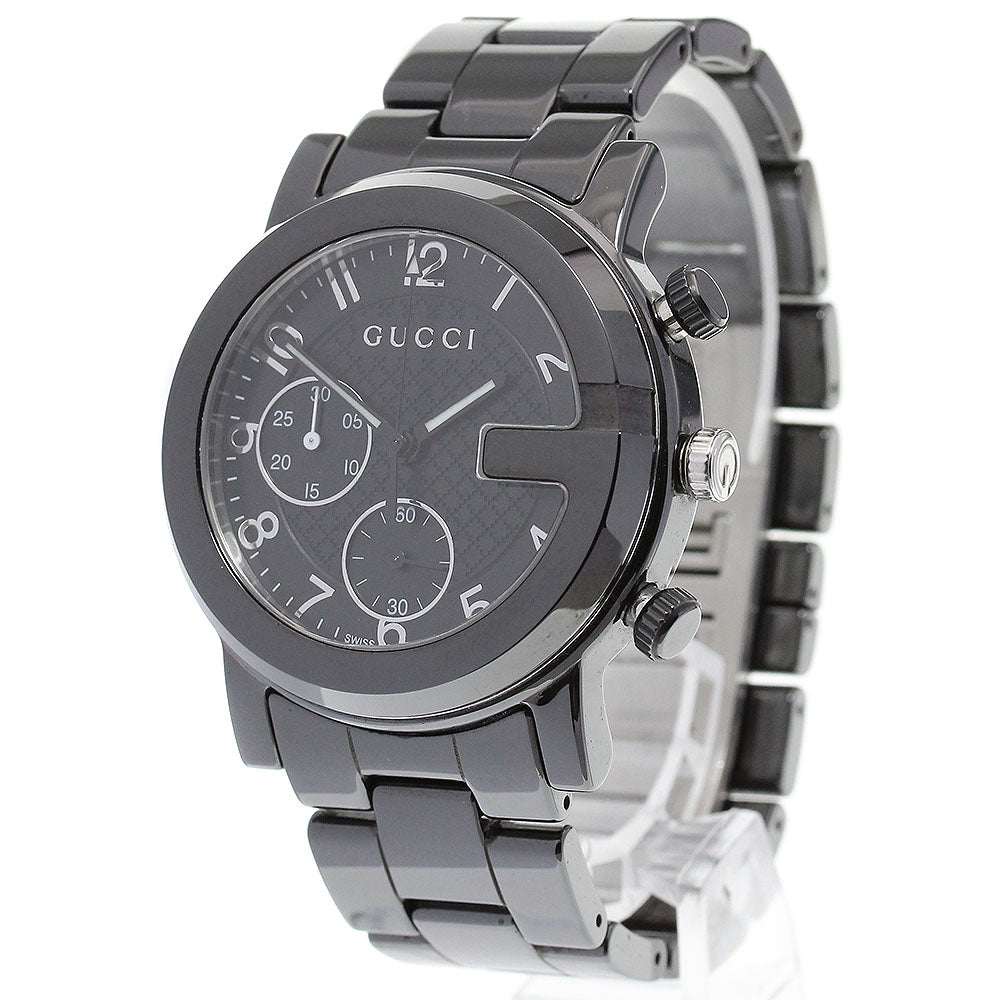 GUCCI G Chrono 101.3/YA101352 Small seconds black Dial Quartz Men's Watch_850218