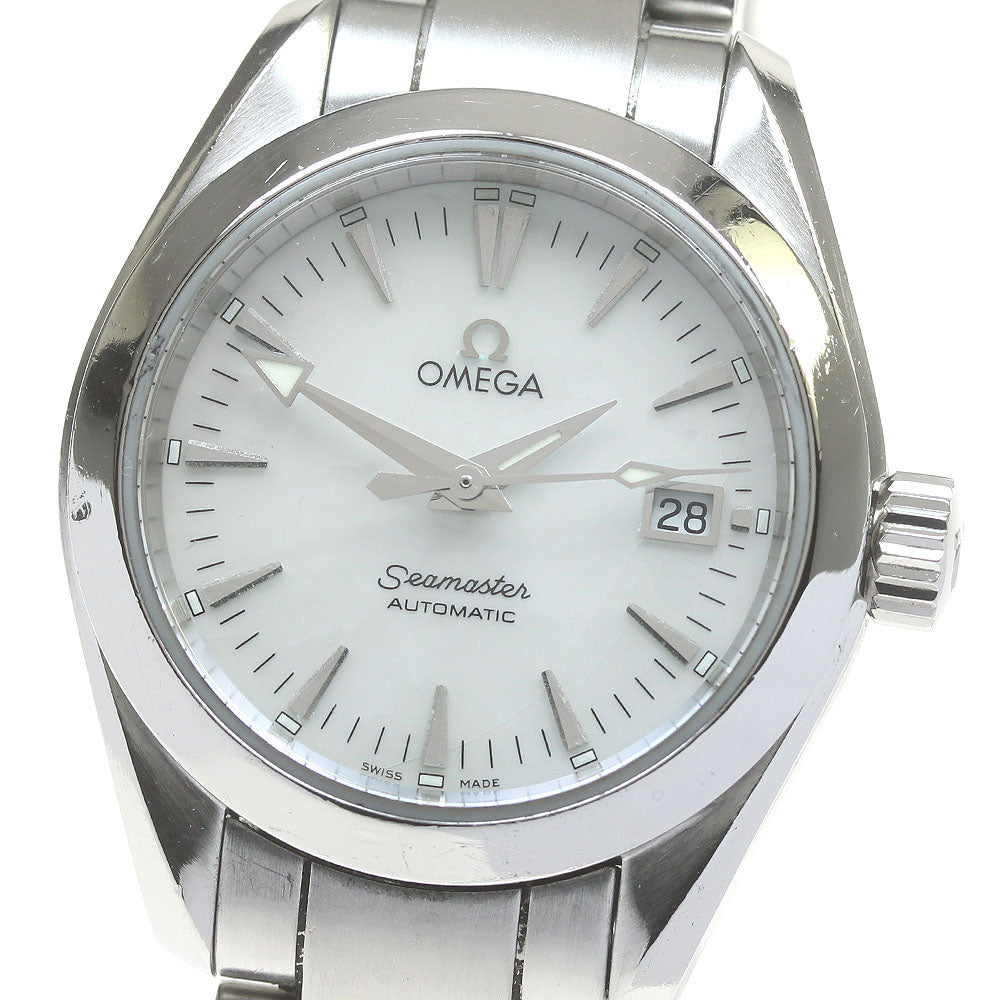 OMEGA Seamaster Aqua Terra 2573.70 Date White shell Dial Automatic Ladies Watch_850220