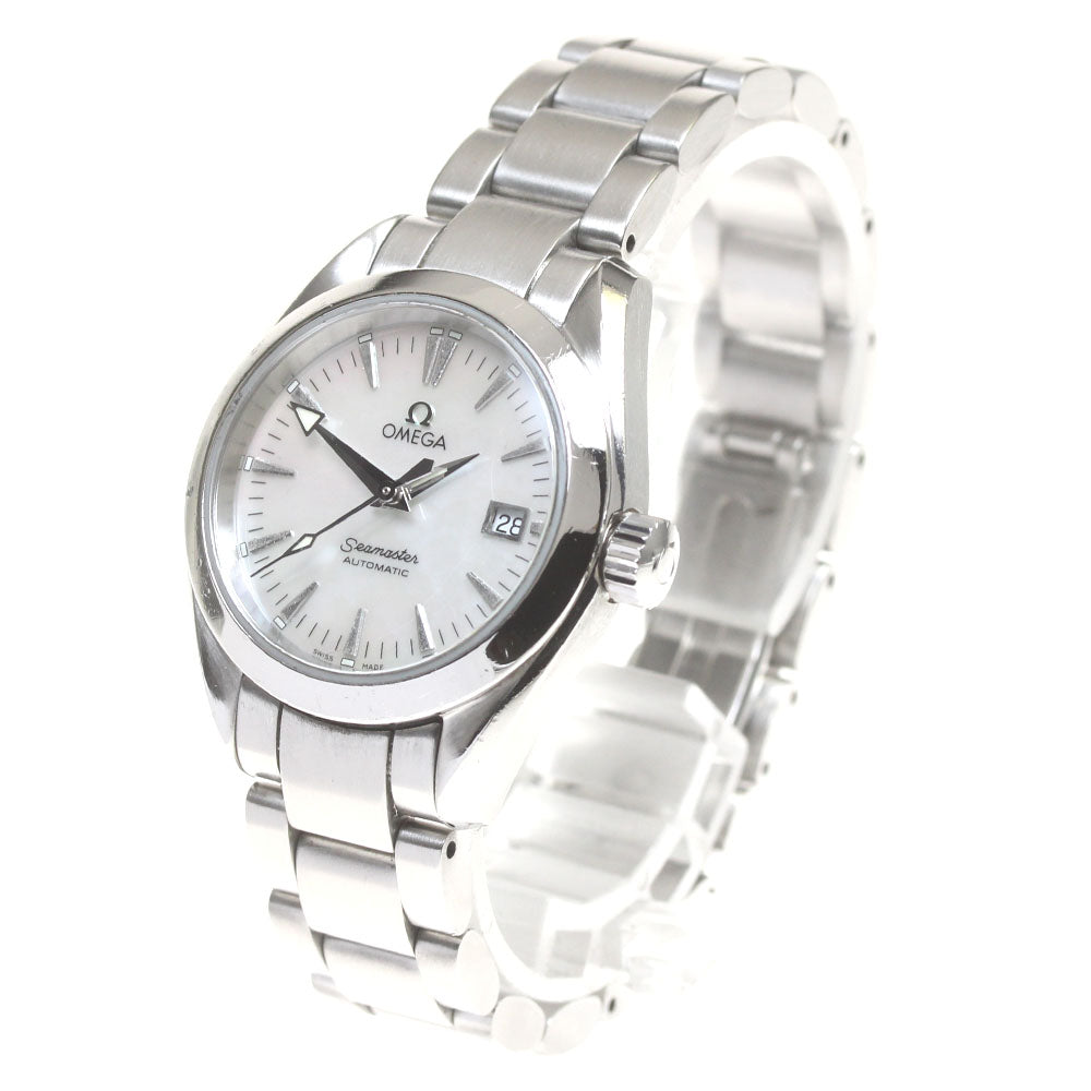 OMEGA Seamaster Aqua Terra 2573.70 Date White shell Dial Automatic Ladies Watch_850220