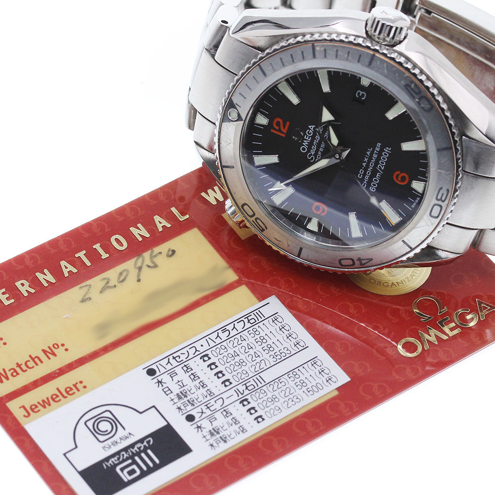 OMEGA Seamaster600 Planet Ocean 2209.50 Date black Dial Automatic Men's Watch_850222