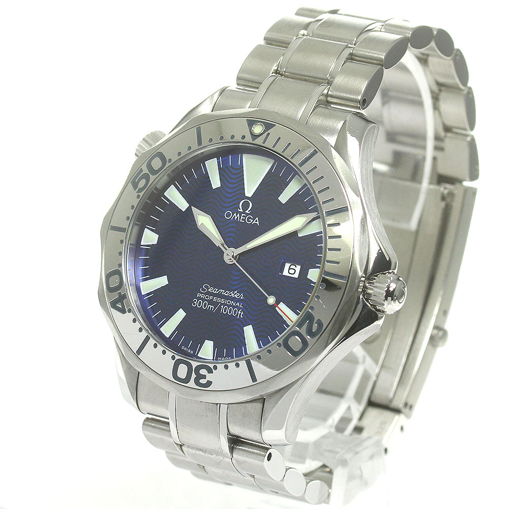 OMEGA Seamaster300 Professional 2265.80 Date Blue Dial Quartz Men's Watch_850240
