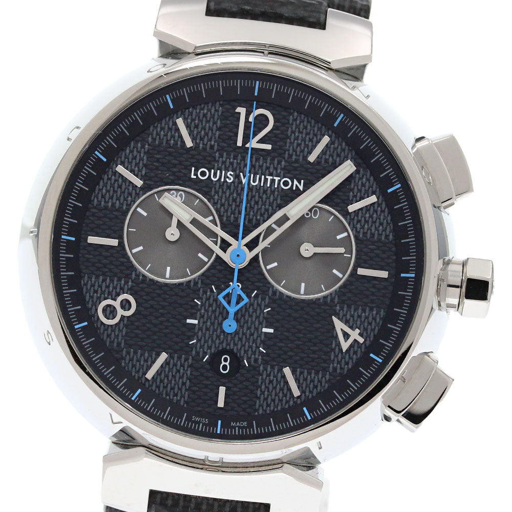 LOUIS VUITTON Tambour Demier Graffit QA094 Chronograph Quartz Men's Watch_850253