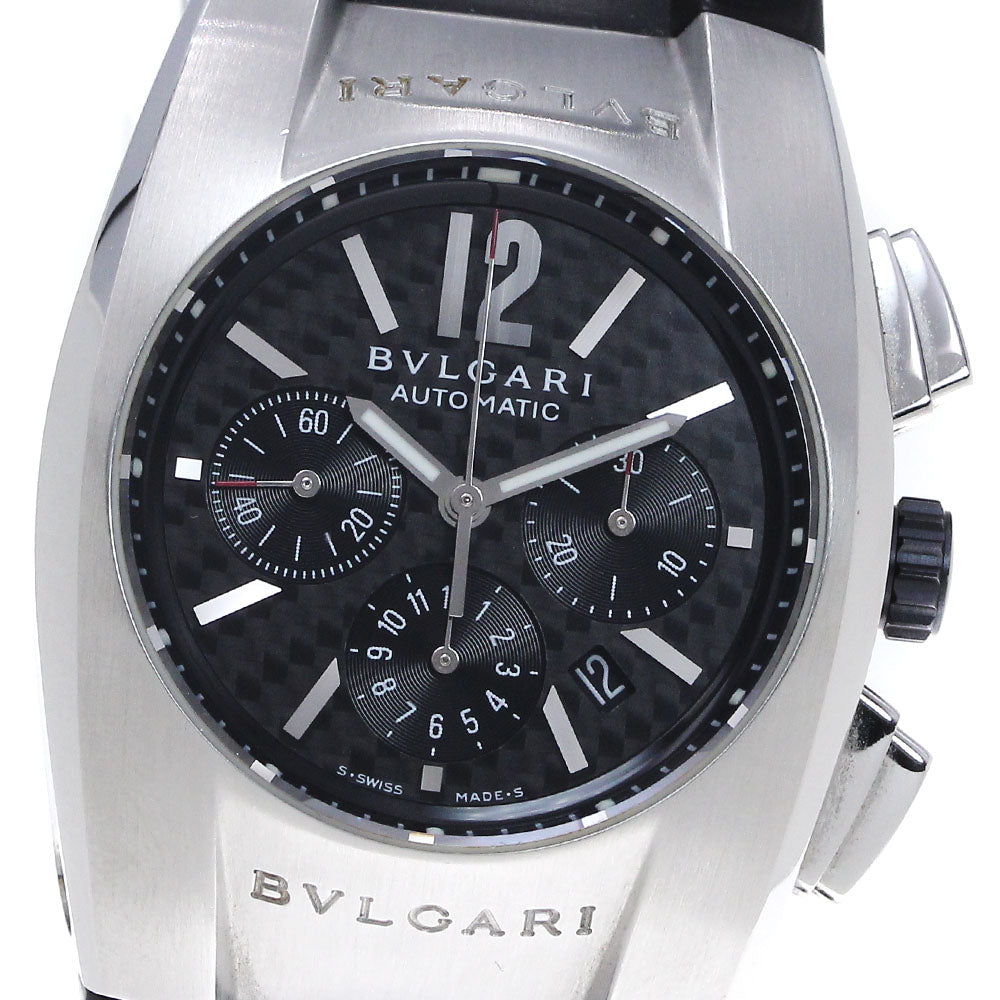 BVLGARI Elgon EG35SCH Chronograph Black Dial Automatic Boy's Watch_850254