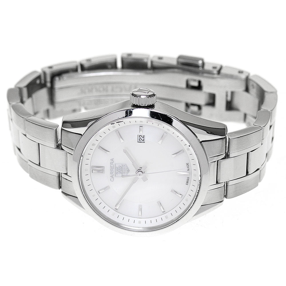 TAG HEUER Carrera WV1415.BA0793 Date White shell Dial Quartz Ladies Watch_850270