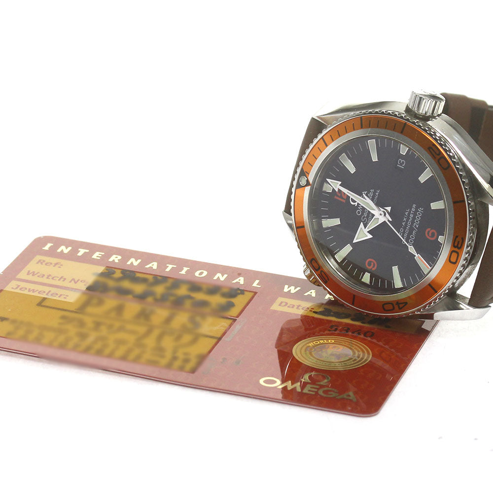 OMEGA Seamaster Planet Ocean 2909.50.38 Coaxial chronometer AT Men's_850273