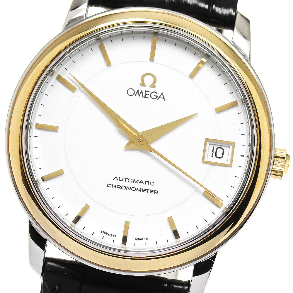 OMEGA De Ville Prestige 4700.21.01 YG bezel White Dial Automatic Men's_850274