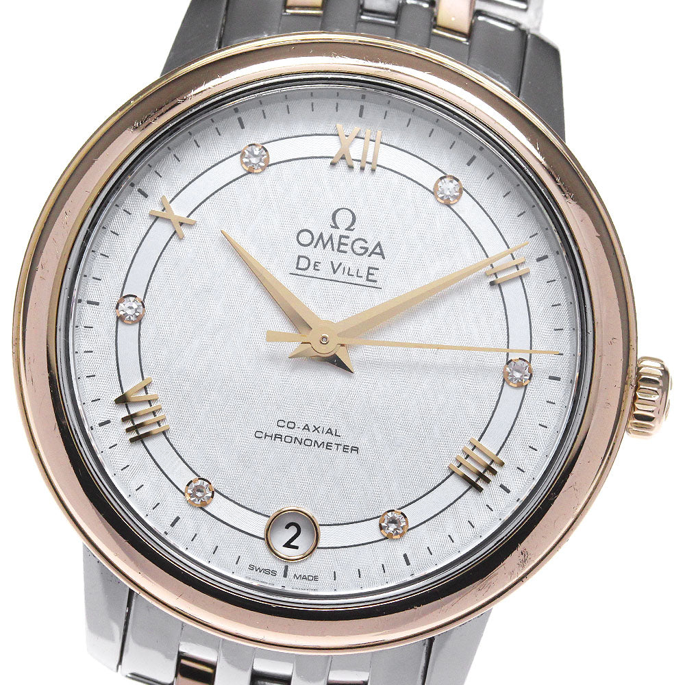 OMEGA De Ville Prestige 424.20.33.20.52.002 6P diamond Automatic Ladies _850276