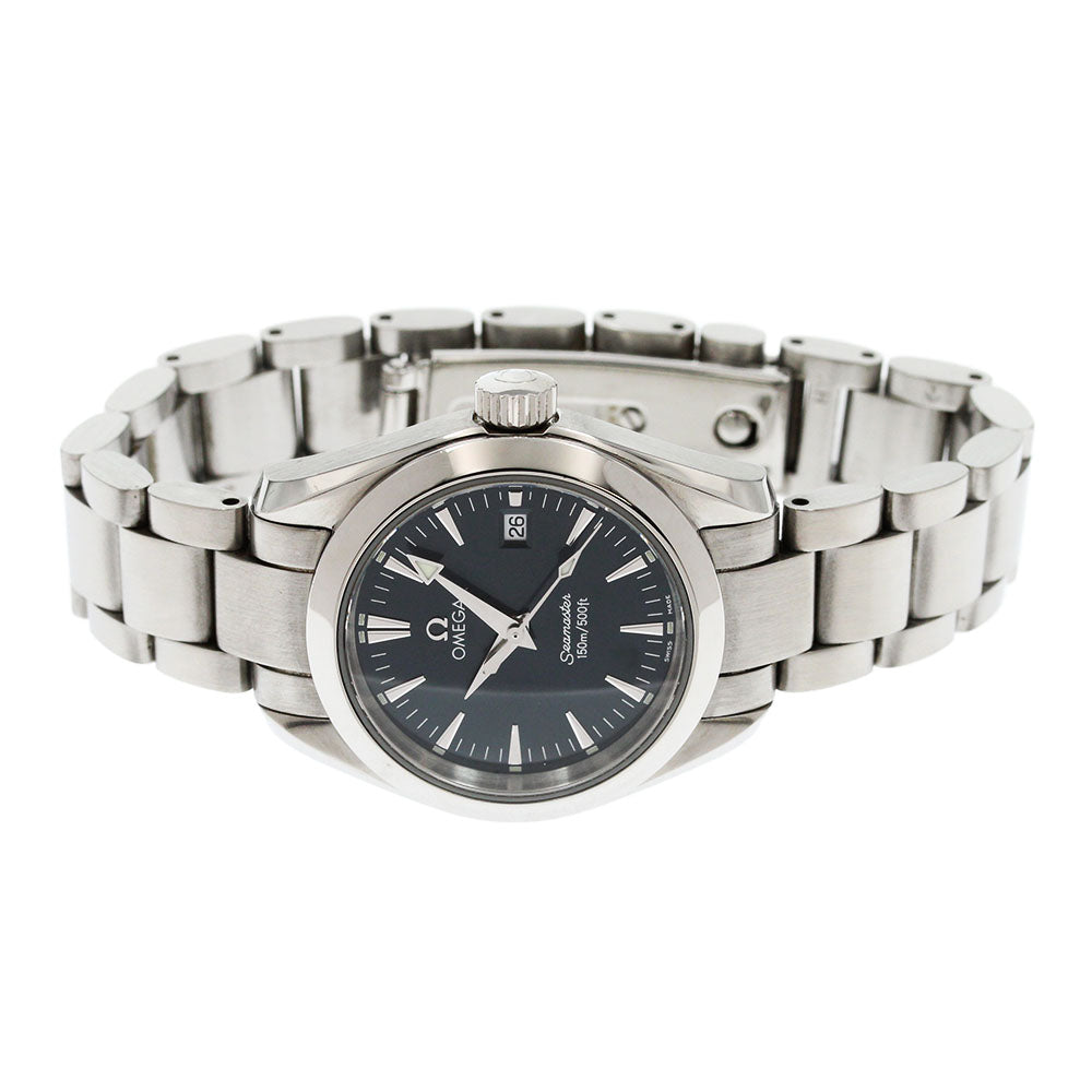 OMEGA Seamaster Aqua Terra 2577.80 Date Navy Dial Quartz Ladies Watch_850278