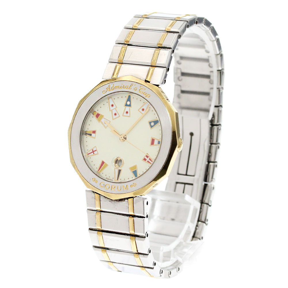 CORUM Admirals cup 99.810.21V-52 Date beige Dial Quartz Men's Watch_850299