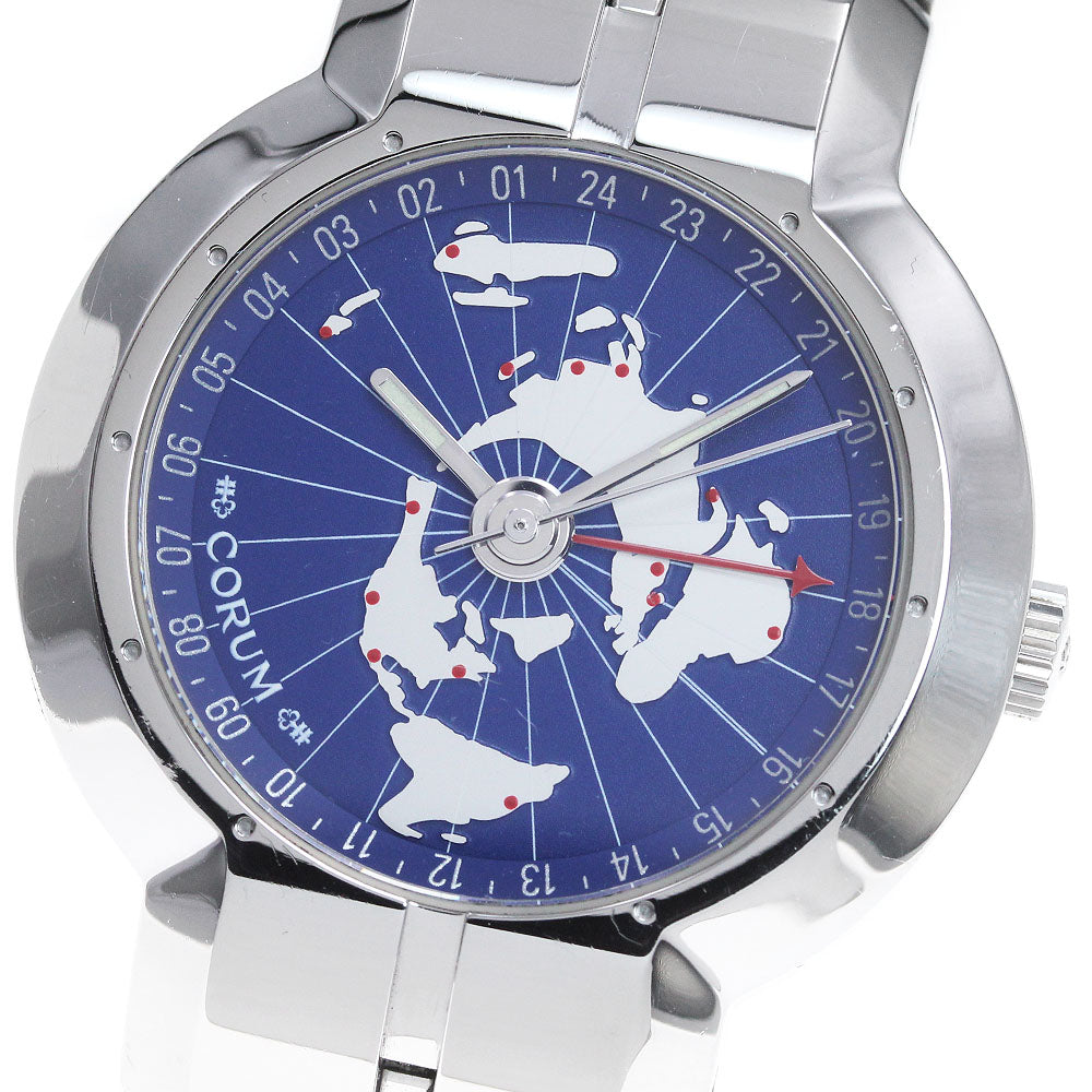 CORUM Cronum 283.251.20/V189 GMT blue Dial Automatic Men's Watch_850325