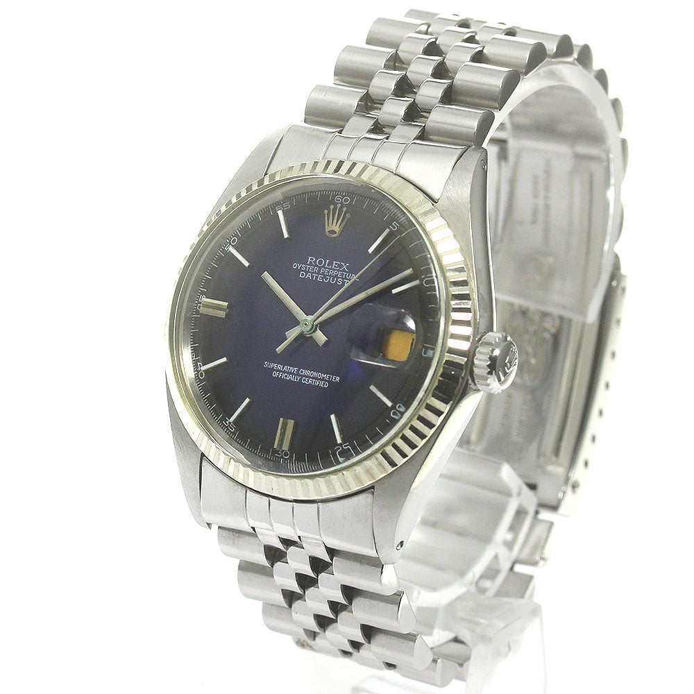 ROLEX Oyster Paper DATEJUST 1601 Cal.1570 Redundancy dial Blue gradation Dial Automatic Men's Watch_850328