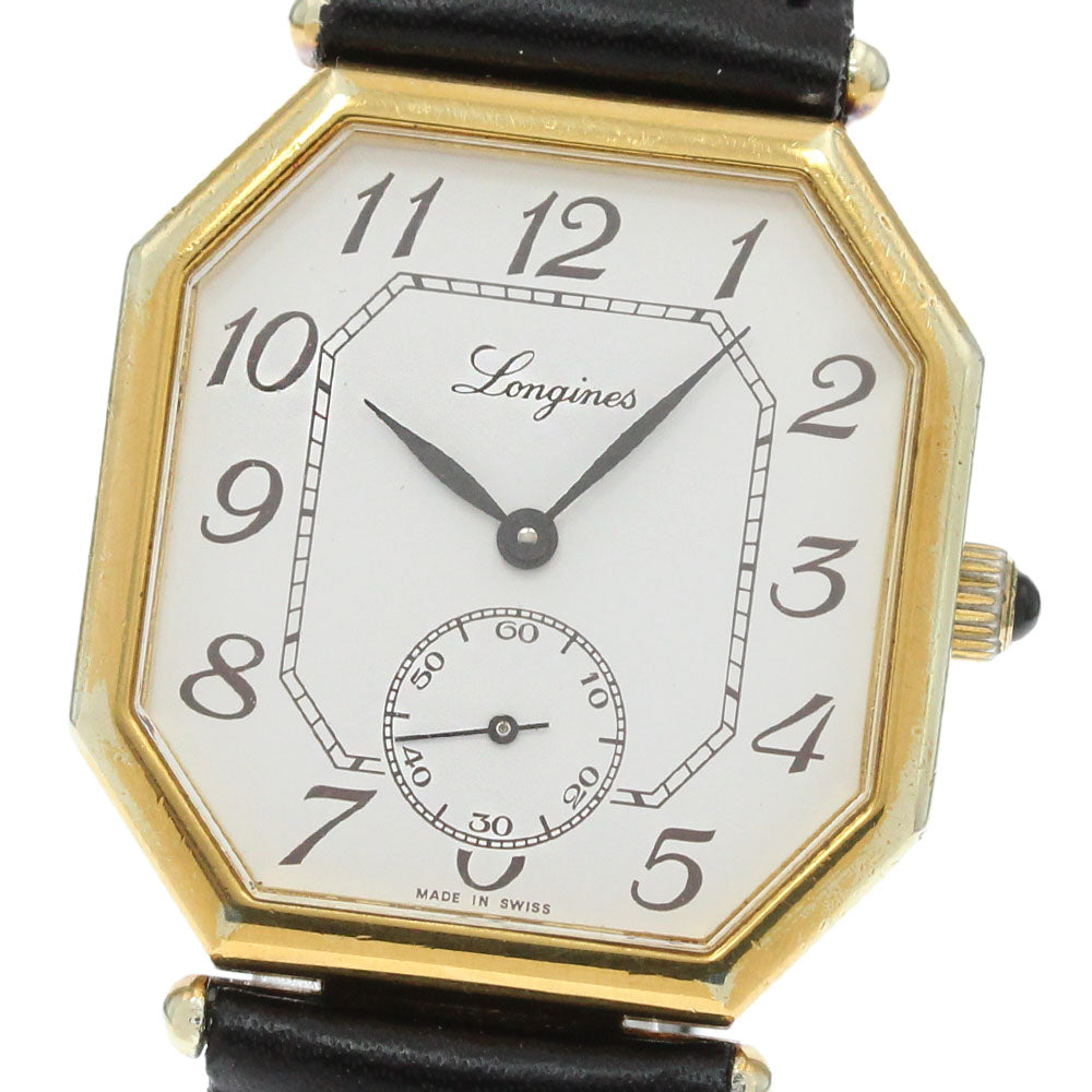 LONGINES Small seconds white Dial Hand Winding Men's Watch_850423