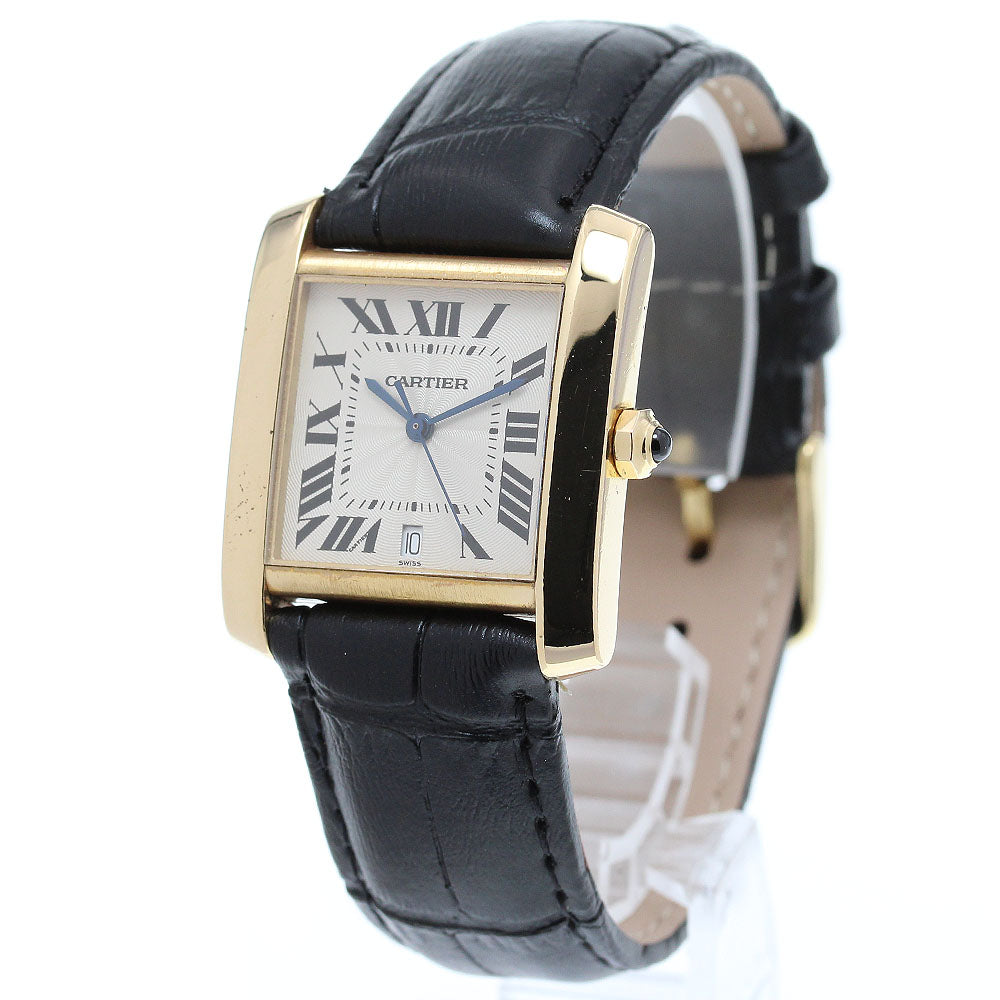 CARTIER Tank francaise LM W5000156 K18YG date beige Dial Automatic Men's_860009