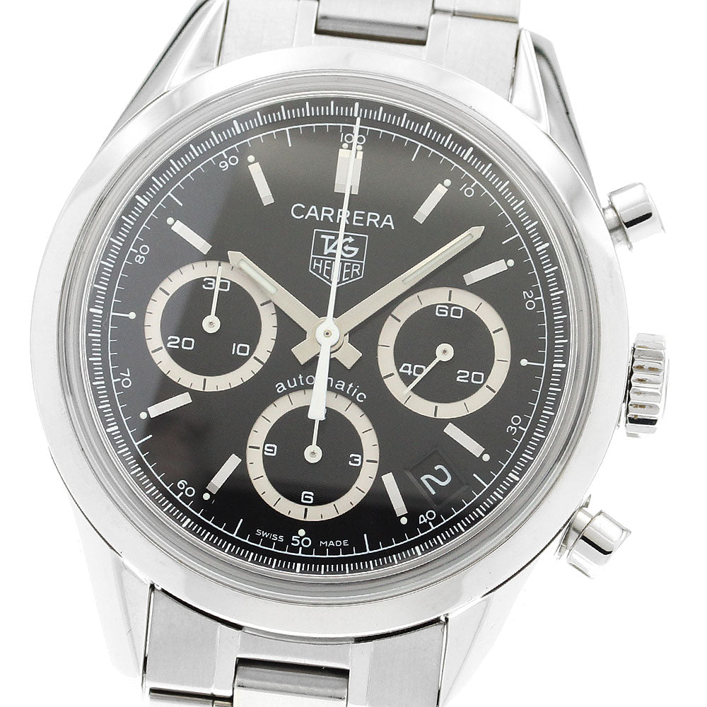 TAG HEUER Carrera CV2113-0 Chronograph black Dial Automatic Men's Watch_860015