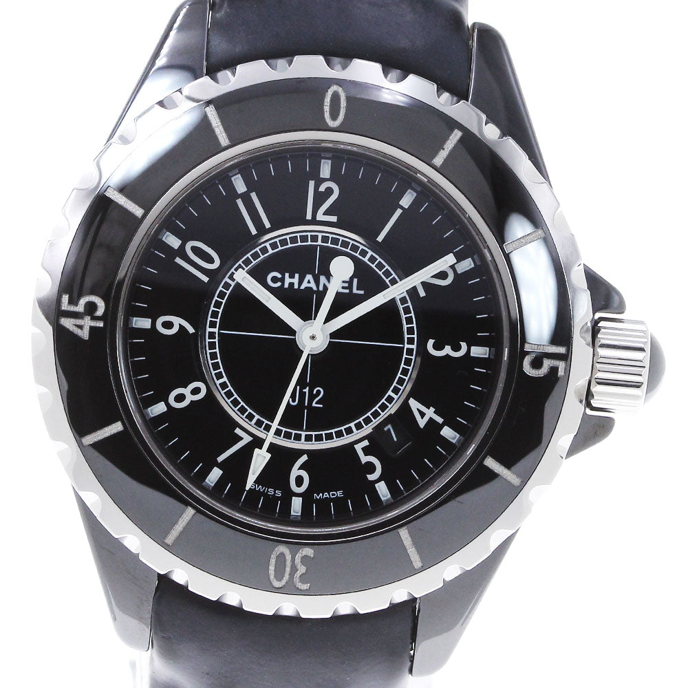 CHANEL J12 H0680 Black ceramic date black Dial Quartz Ladies Watch_860020