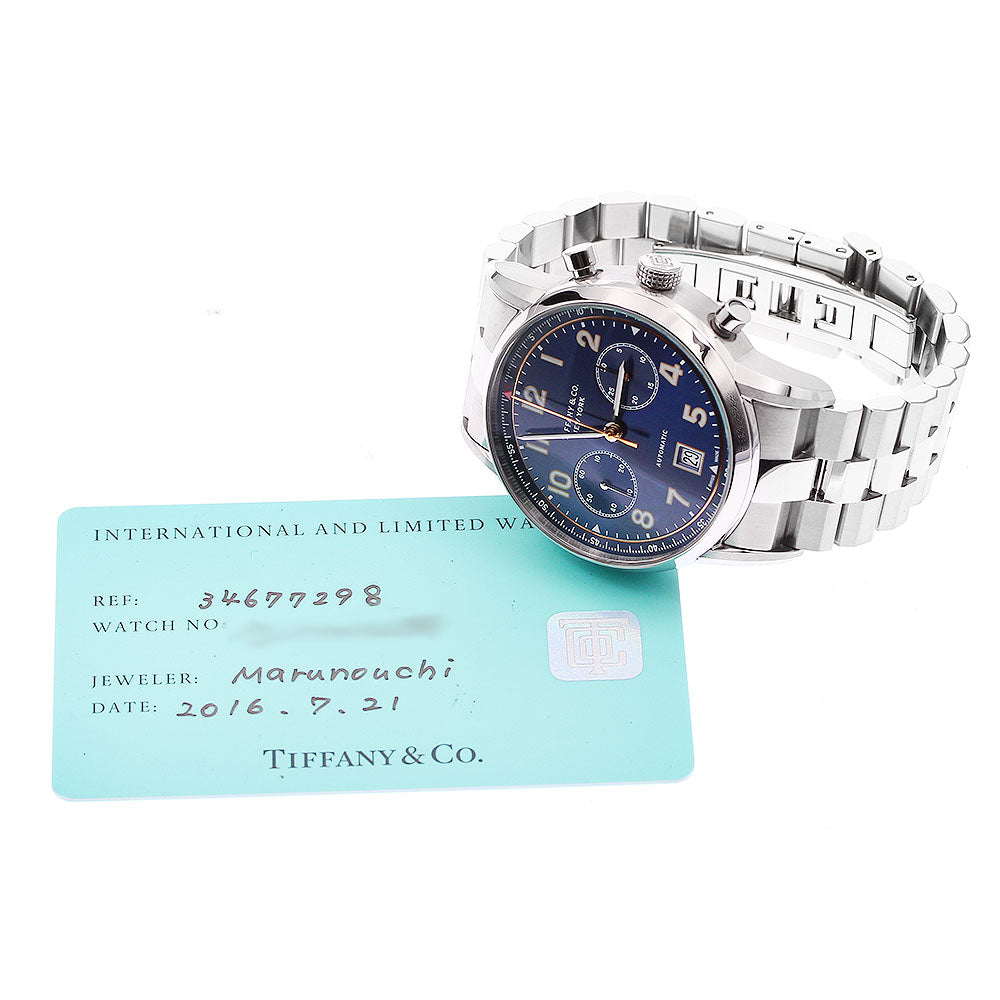 TIFFANY&Co. CT60 34677298 Chronograph blue Dial Automatic Men's Watch_860032