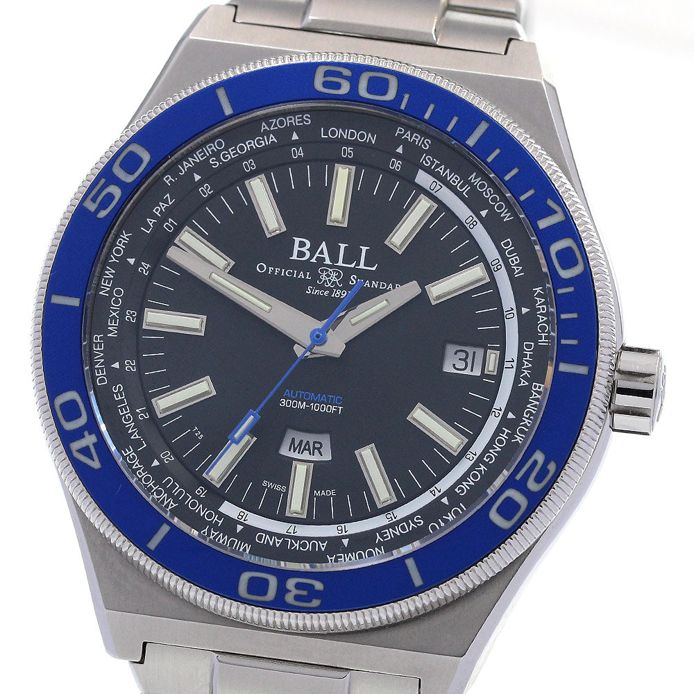 BALLWATCH Roadmaster world time DG3032A-SJ-BKBE Automatic Men's Watch_860034