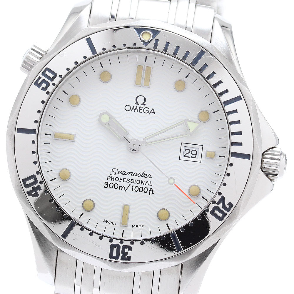 OMEGA Seamaster300 2542.20 professional White Dial Quartz Men's Watch_860036