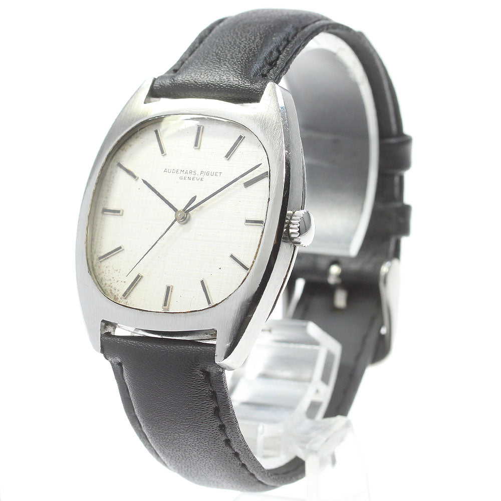 AUDEMARS PIGUET Tonneau case Silver Dial Hand Winding Men's Watch_860037