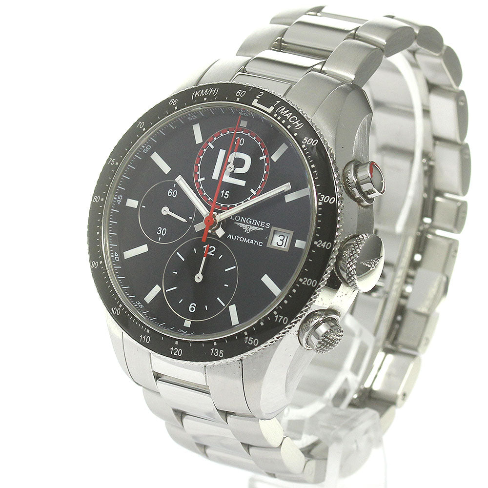 LONGINES Gran Vitez L3.636.4 Chronograph black Dial Automatic Men's Watch_860054