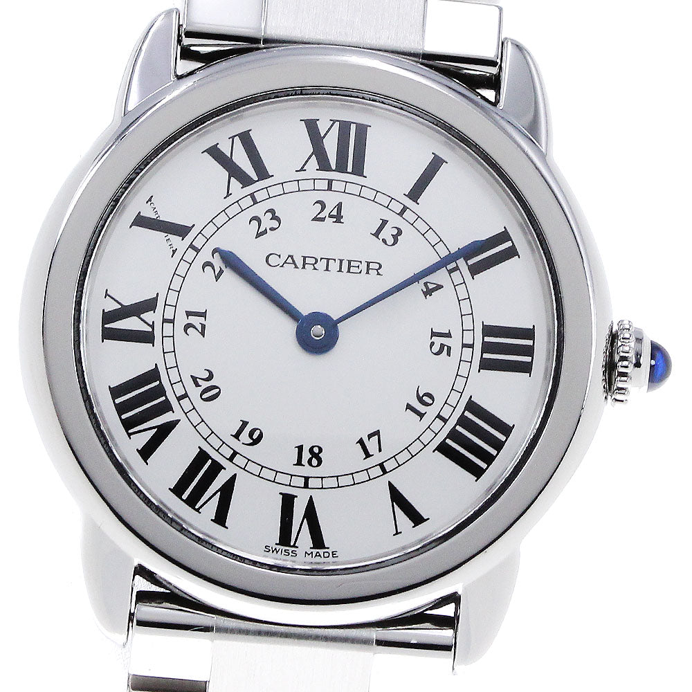 CARTIER Ronde Solo SM W6701004 Silver Dial Quartz Ladies Watch_860069